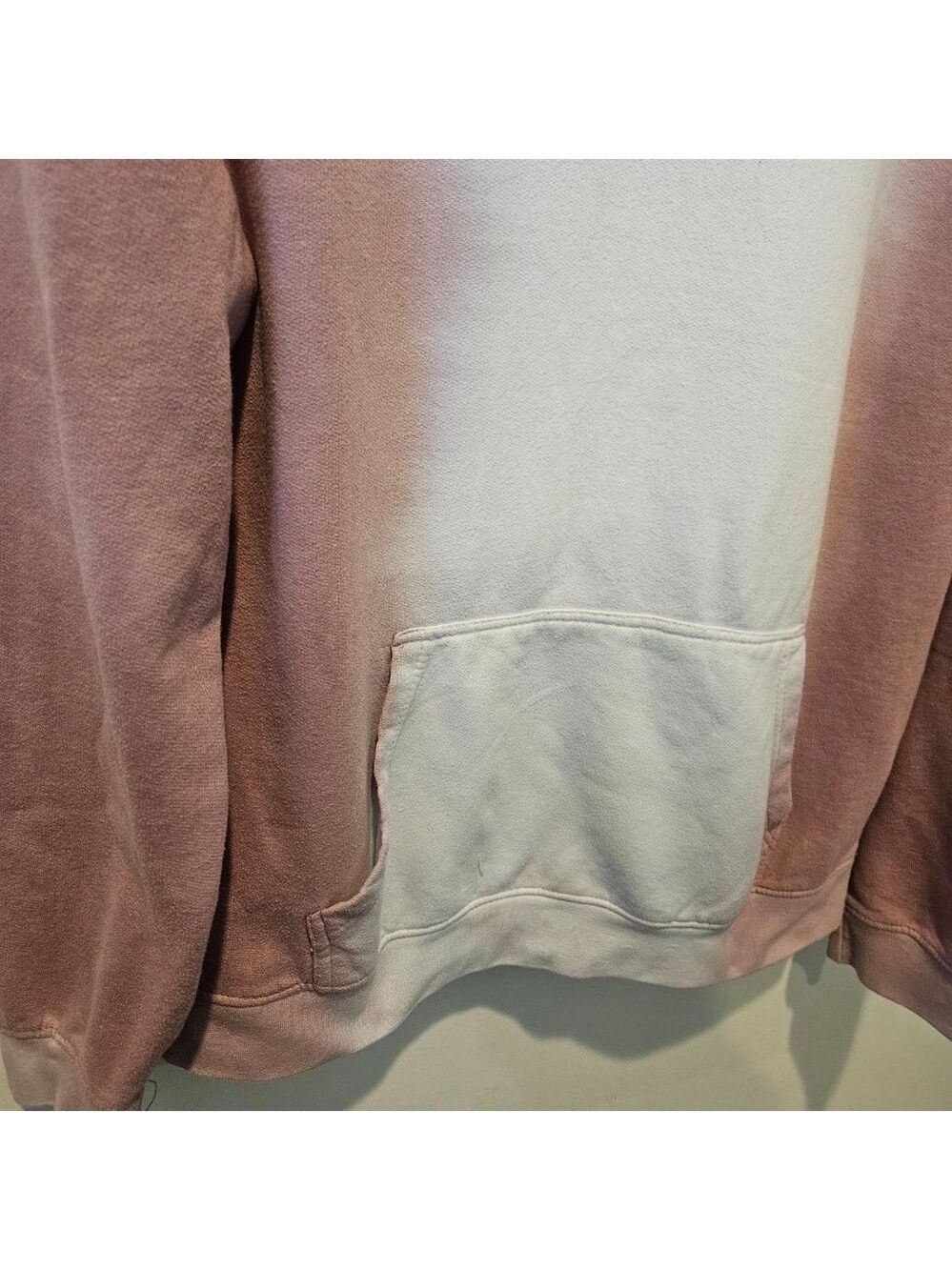 Women's PRETTYLITTLETHING Tie-Dye Hoodie Plus Size 16 Pink and White - Picture 5 of 10